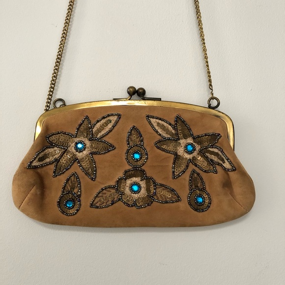 Kookai vintage look crossbody convertible clutch